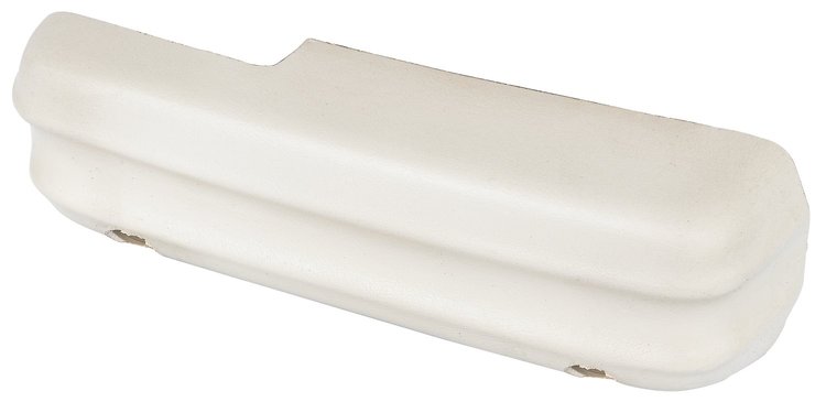 Standard Armrest Pad for 1971-1973 Ford Mustang [Right/Passenger Side, White]