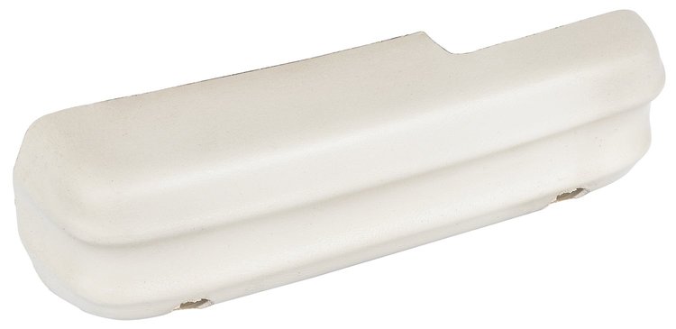 Standard Armrest Pad for 1971-1973 Ford Mustang [Left/Driver Side, White]
