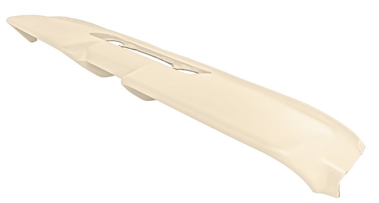 Dash Pad for 1966 Ford Mustang, OEM-Style [Vinyl-Wrapped, Parchment]