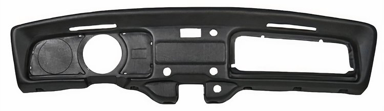 Dash Pad for 1971-1974 and 1976-1977 Volkswagen Beetle, 1971-1972 Super Beetle [Vinyl-Wrapped, Black]