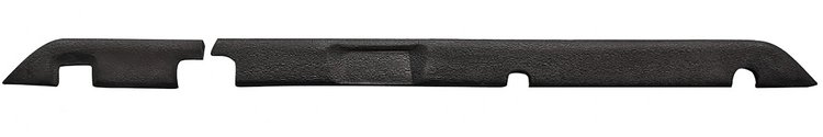 Lower Dash Pad for 1968-1971 Volkswagen Karmann Ghia w/Type 1 Platform [Urethane, Black]