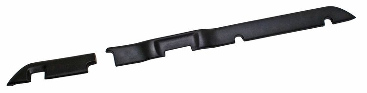 Lower Dash Pad for 1972-1974 Volkswagen Karmann Ghia w/Type 1 Platform [Urethane, Black]