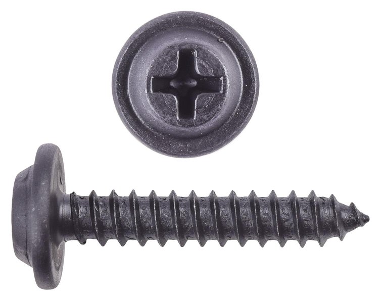 Phillips Flat Top Head Trim Screws #10 x 1 in. UHL [50 Pieces]