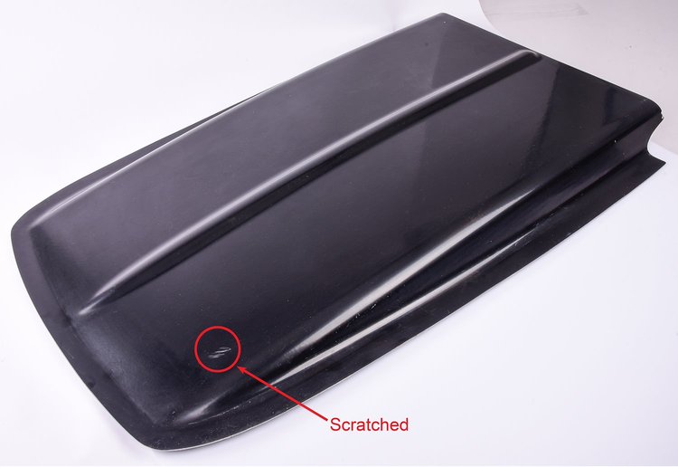 *BLEMISHED Fiberglass Z28 Cowl Scoop 2-1/2 in. H x 27 in. W x 41 3/4 in. L