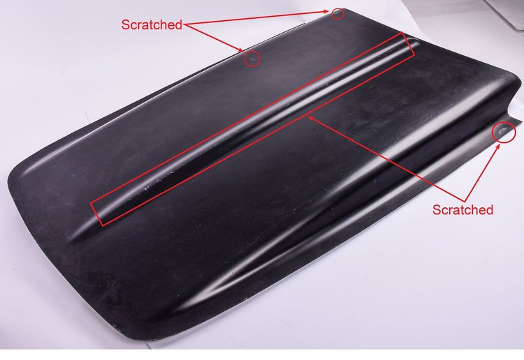 *BLEMISHED Fiberglass Z28 Cowl Scoop 2-1/2 in. H x 27 in. W x 41 3/4 in. L
