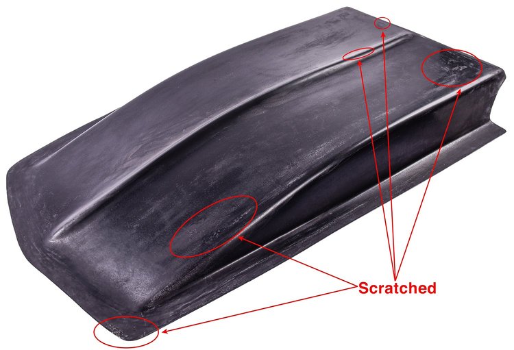 *BLEMISHED Fiberglass Z28 Cowl Scoop 4 in. H x 28 3/4 in. W x 44 1/2 in. L