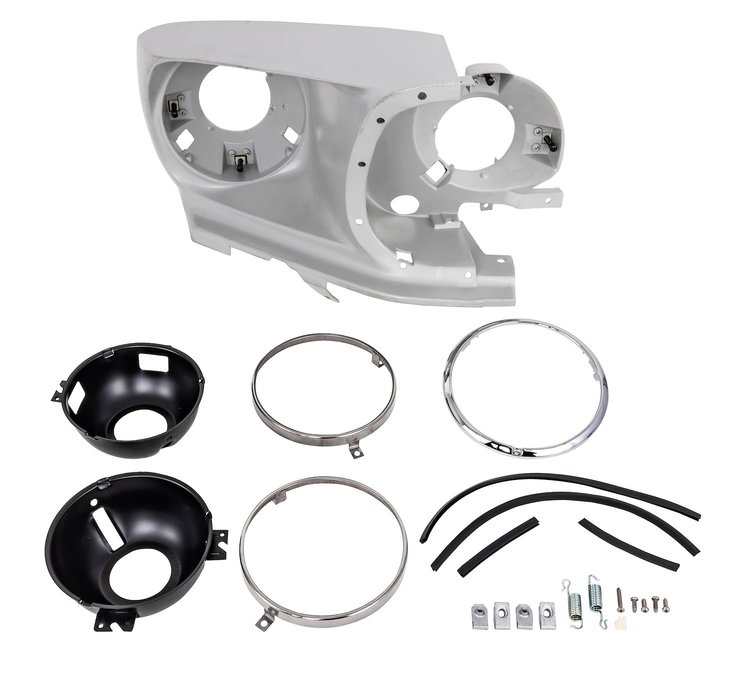 Headlight Bucket Assembly for 1969 Ford Mustang [Right/Passenger Side]