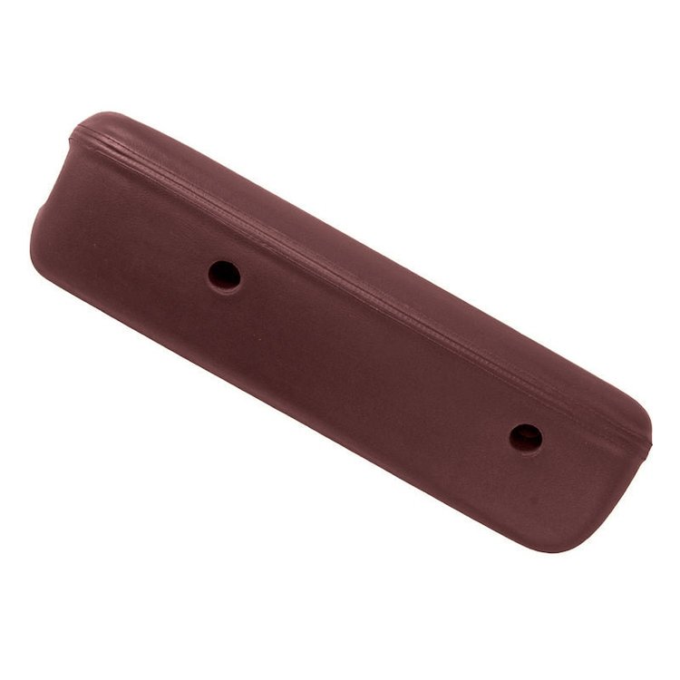 Deluxe Armrest Pad for 1968 Ford Mustang [Right/Passenger Side, Maroon]
