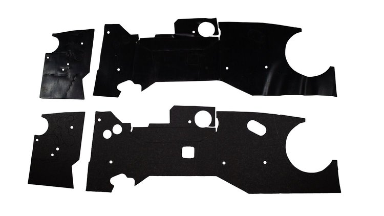 Interior Firewall Insulation Pad for 1973-1979 Ford F100, F250, F350, 1975-1979 Ford F150 Trucks w/No A/C, OE-Style