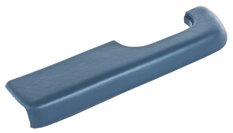 Armrest Pad Fits Select 1973-1979 Ford F-Series Truck, 1978-1979 Ford Bronco [Left/Driver Side, Blue]