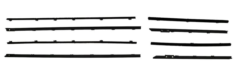 Complete Window Guide Felt Kit for 1965 Chevrolet Chevelle Convertible [8-Piece Original Style Material]
