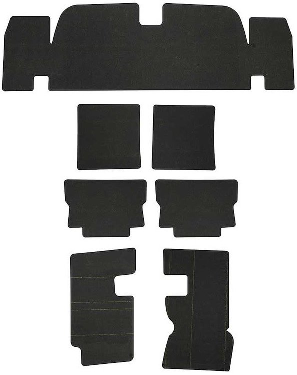 Under Carpet Sound Deadener Kit, OE-Style for 1967-1969 Chevrolet Camaro, Pontiac Firebird [7-Piece]