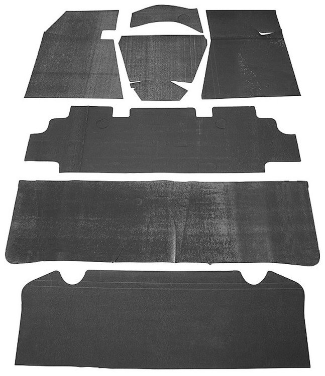 Under Carpet Sound Deadener Kit, OE-Style Fits Select 1964-1967 Buick, Chevrolet, Oldsmobile, Pontiac [7-Piece ]