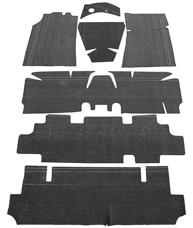 Under Carpet Sound Deadener Kit, OE-Style Fits Select 1973-1977 Chevrolet, Oldsmobile, Pontiac [7-Piece]