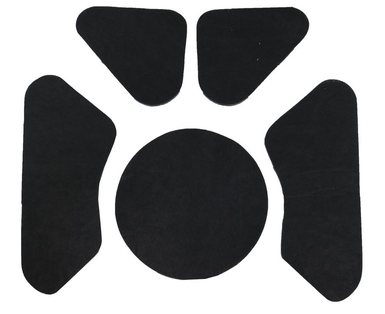 Hood Insulation Pad Kit for 1970-1972 Chevrolet Chevelle, El Camino, 1971-1972 GMC Sprint, w/Standard Hood [5-Piece]