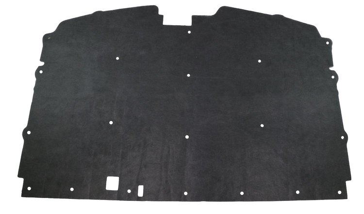 Hood Insulation Pad for 1988-1998 Chevrolet CK1500, 1992-1998 Chevrolet Suburban, Tahoe, w/Clips [1-Piece]