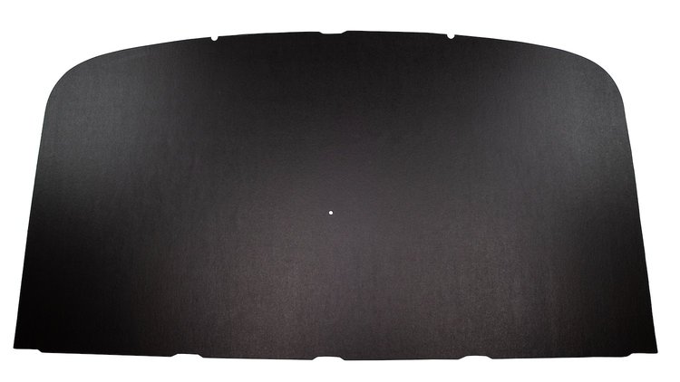 Press Fiberboard Headliner for 1967-1972 Ford F-100, F-250, F-350 Truck Standard Cab Trucks, OE-Style [Black]