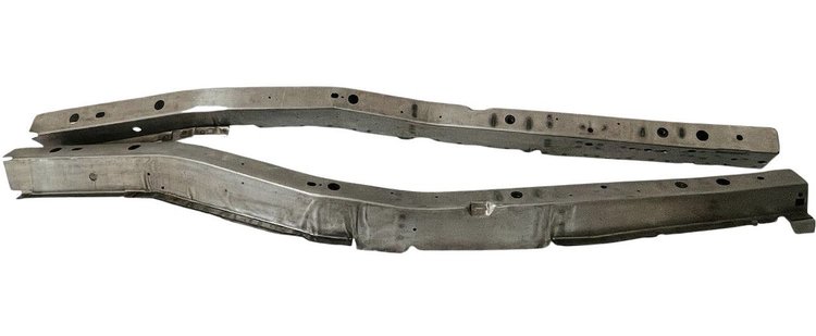 Front Frame Rails for 1973-1974 Dodge Challenger, Plymouth Barracuda, Cuda [Left/Driver & Right/Passenger Sides]