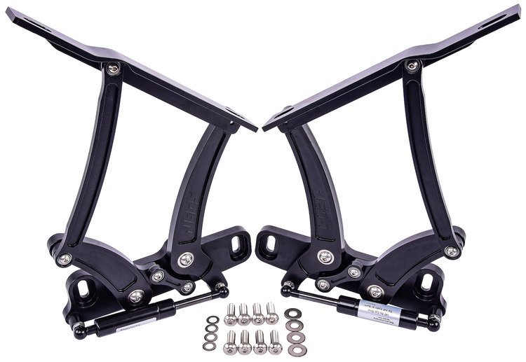 Billet Aluminum Hood Hinges for 1964 Chevrolet Chevelle/El Camino/Malibu, 1964-1965 Buick Skylark/Special [Lightweight Hood]