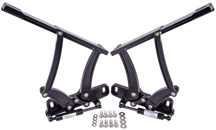 Billet Aluminum Hood Hinges for 1967-1969 GM F-Body [Steel Hood]