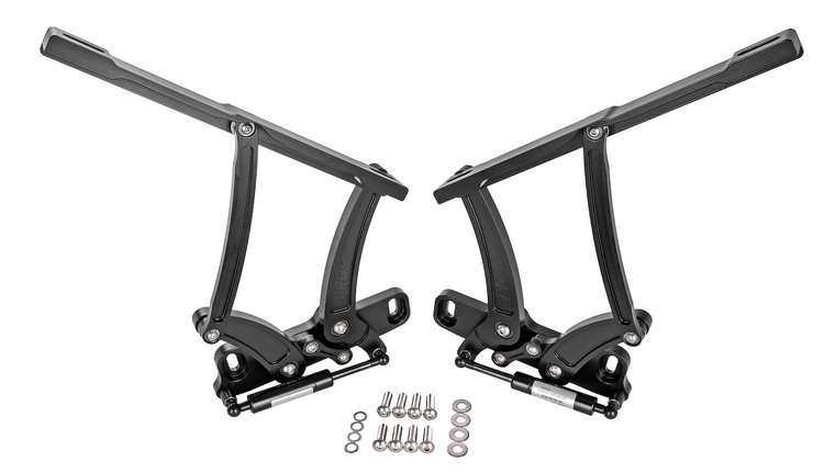 Billet Aluminum Hood Hinges for 1967-1969 GM F-Body [Lightweight Hood]