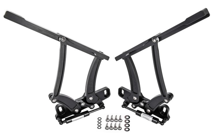 Billet Aluminum Hood Hinges for 1966-1967 Chevrolet II Nova [Lightweight Hood]