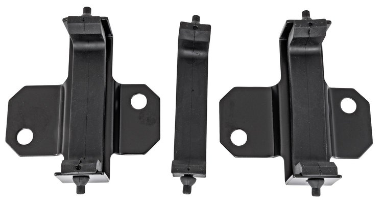 Radiator Conversion Mount Kit for 1964-1967 Pontiac GTO [2/3-Row Radiator to Heavy-Duty 4-Row Radiator]