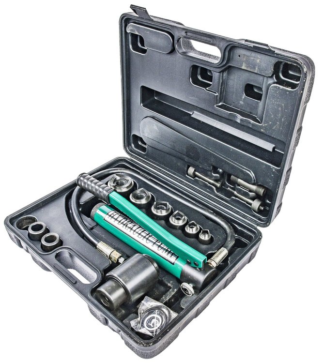 Hydraulic Hole Punch Kit, 8-Ton Ram