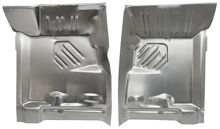 Front Floor Pan Set Fits Select 1971-1974 Mopar B-Body, 1970-1974 Mopar E-Body Models [Left/Driver & Right/Passenger Sides]