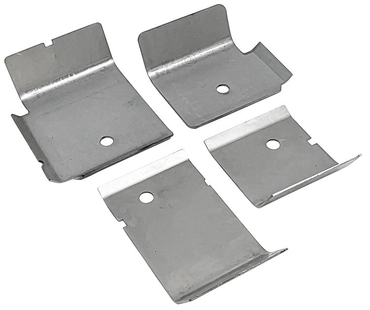 Bucket Seat Bracket Set Fits Select 1966-1970 Mopar Dodge, Plymouth B-Body [4-pc Set]