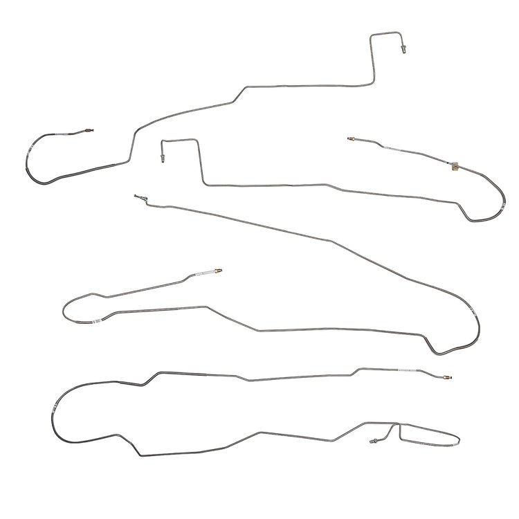 Intermediate Brake Line Kit 2015-2017 Ford F-150 Ext Cab/ Long Bed [Stainless]