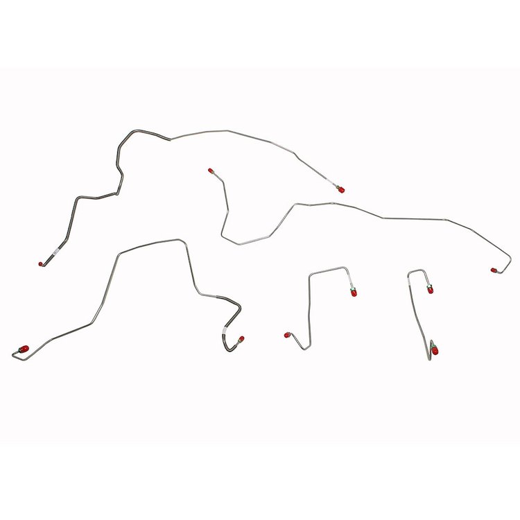 Brake Line Kit 2005-2006 F-250/F-350 Super Duty, 4wd [Stainless]