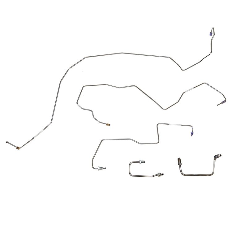 Brake Line Kit 2011-2015 Ford F-350, With Traction Control, Front [Stainless]