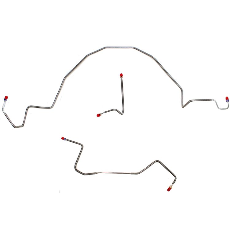 Brake Line Kit 1998-2001 Ranger 2wd, RWABS Disc/Drum [Stainless]