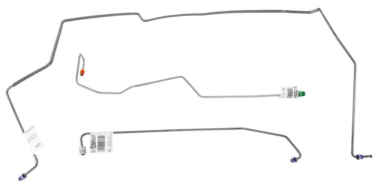Brake Line Kit 1999-2001 Ford Superduty/Excursion RWABS [Stainless]