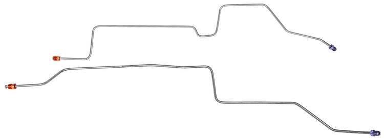 Rear Axle Brake Lines 1994-1997 Ford Ranger [Stainless]
