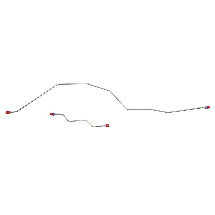 Rear Axle Brake Lines 1999-2004 Ford F-250, F-350 Superduty/Excursion Set [Stainless]