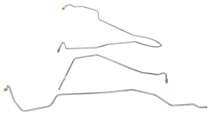 Transmission Cooler Line Set 2006-2012 Ford Ranger with 4.0L 4wd [Stainless]