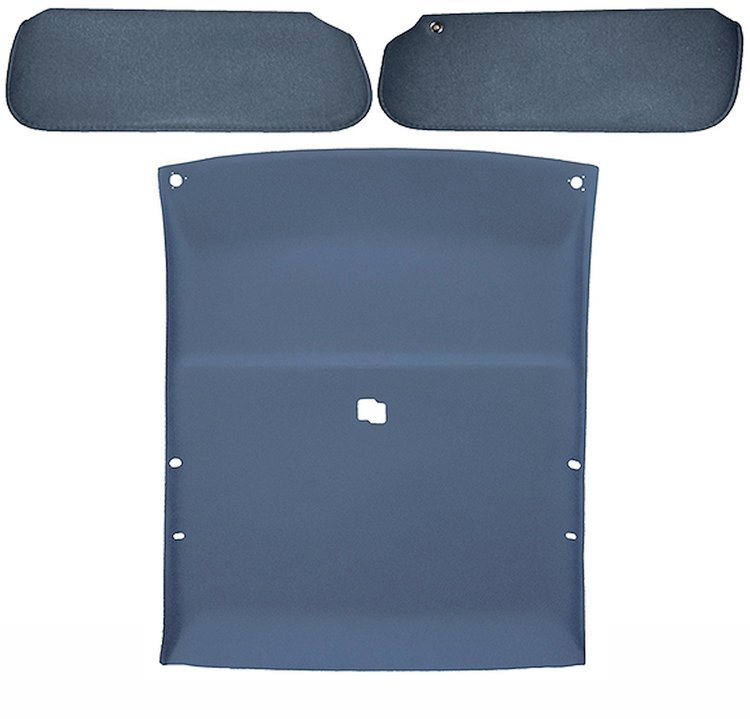 ABS Headliner & Visor Kit for Select 1978-1988 Buick, Chevy, Olds & Pontiac 2-Door, w/Dome/Map Light [Adriatic Blue]