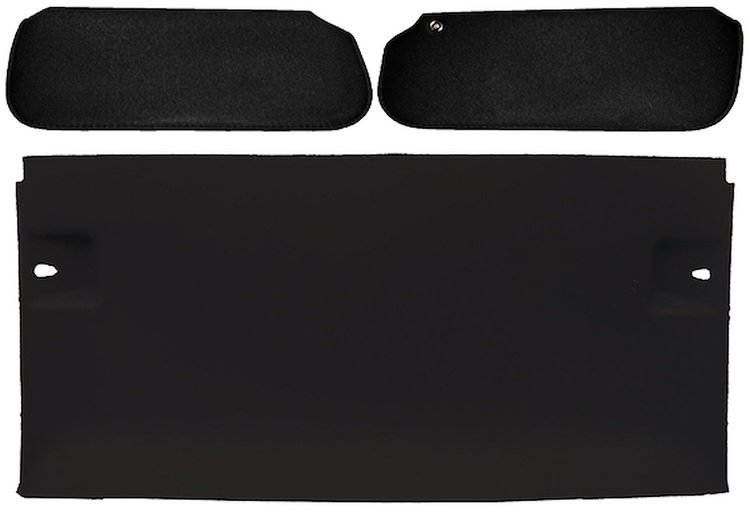 ABS Headliner & Visor Kit for Select 1978-1988 Buick, Chevrolet, Olds & Pontiac 2-Door G-Body w/T-Top [Black]
