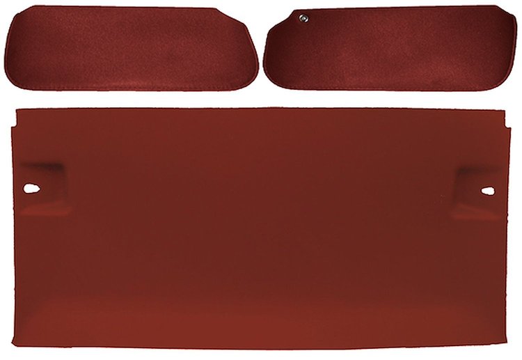 ABS Headliner & Visor Kit for Select 1978-1988 Buick, Chevrolet, Olds & Pontiac 2-Door G-Body w/T-Top [Carmine]