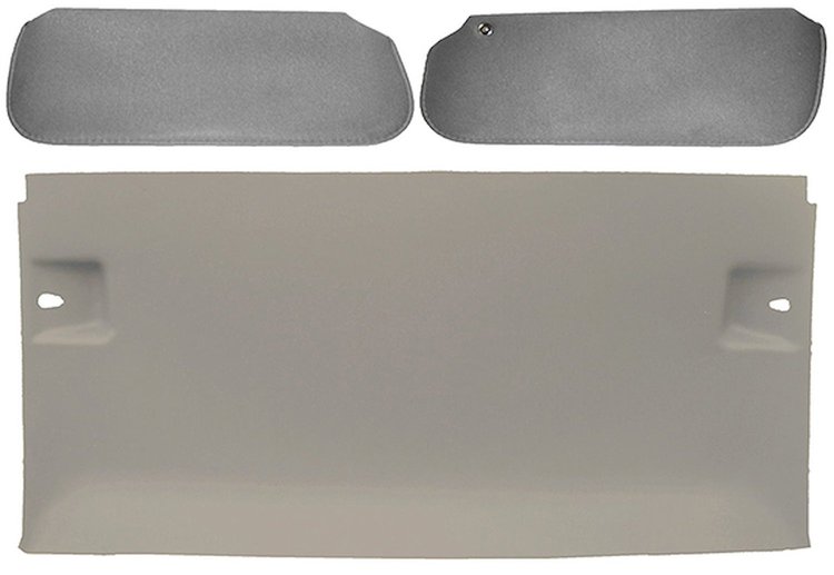 ABS Headliner & Visor Kit for Select 1978-1988 Buick, Chevrolet, Olds & Pontiac 2-Door G-Body w/T-Top [Ox-Gray]