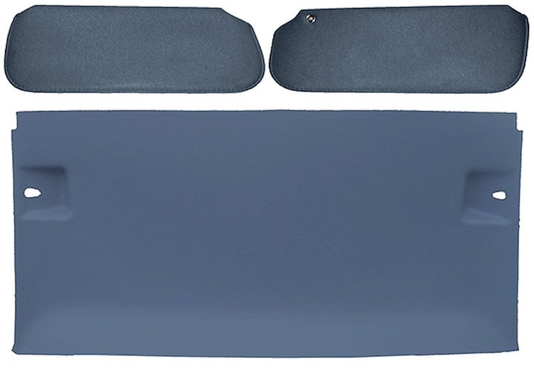 ABS Headliner & Visor Kit for Select 1978-1988 Buick, Chevrolet, Olds & Pontiac 2-Door G-Body w/T-Top [Adriatic Blue]