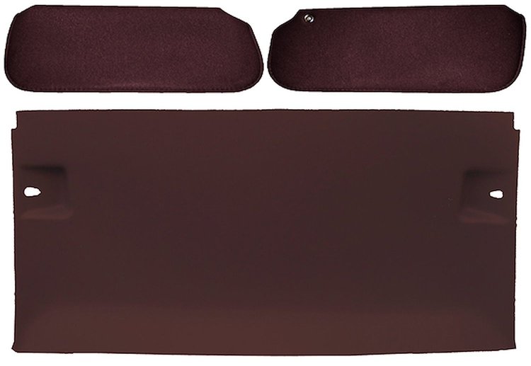 ABS Headliner & Visor Kit for Select 1978-1988 Buick, Chevrolet, Olds & Pontiac 2-Door G-Body w/T-Top [Claret]