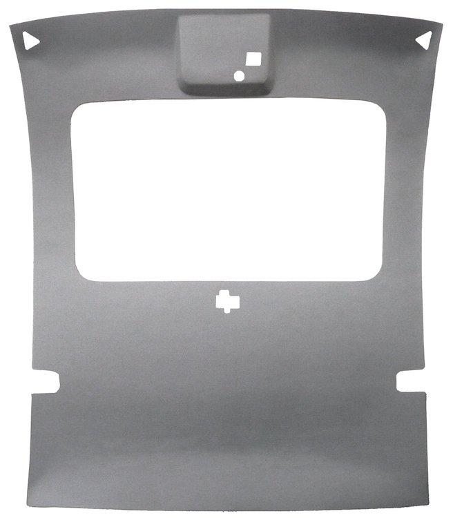 ABS Headliner Fits Select 1978-1988 Buick, Chevy 2-Door G-Body w/Factory Sunroof [Uncovered, Black]