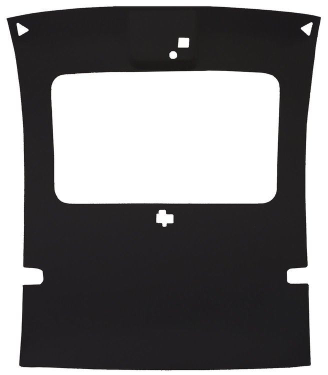 ABS Headliner w/Foam Backed Fabric Fits Select 1978-1988 Buick Regal, GN, Chevy Monte Carlo 2-Door w/Factory Sunroof [Black]