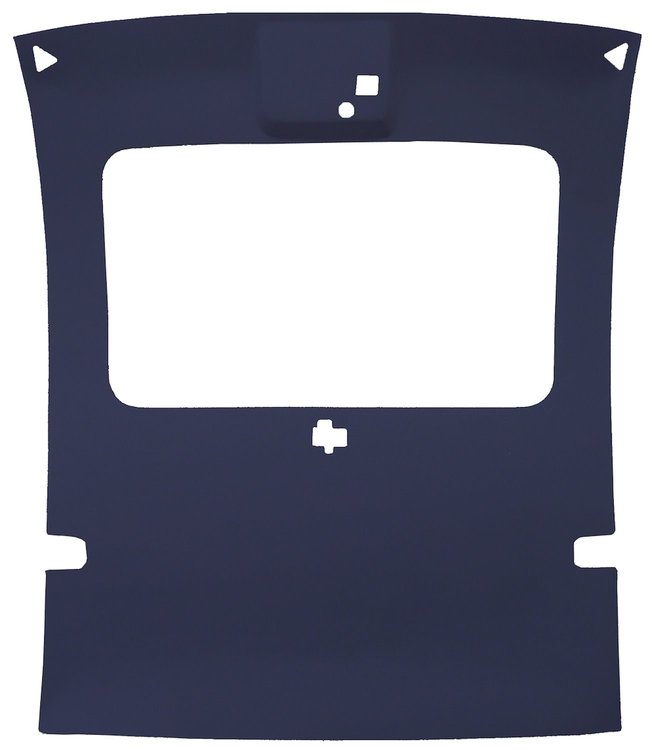 ABS Headliner w/Foam Backed Fabric Fits Select 1978-1988 Buick Regal, GN, Chevy Monte Carlo w/Factory Sunroof [Very Dark Blue]
