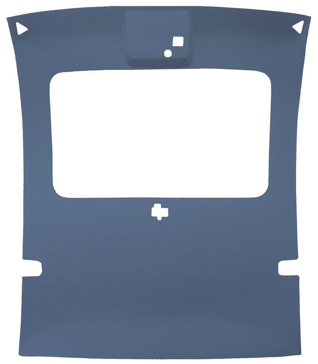 ABS Headliner w/Foam Backed Fabric Fits Select 1978-1988 Buick Regal, GN, Chevy Monte Carlo w/Factory Sunroof [Adriatic Blue]