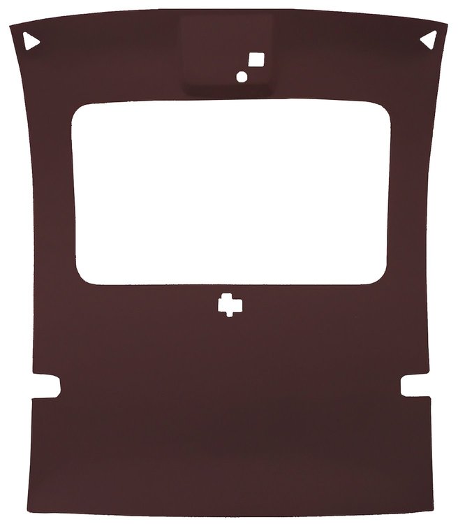 ABS Headliner w/Foam Backed Fabric Fits Select 1978-1988 Buick Regal, GN, Chevy Monte Carlo w/Factory Sunroof [Claret]