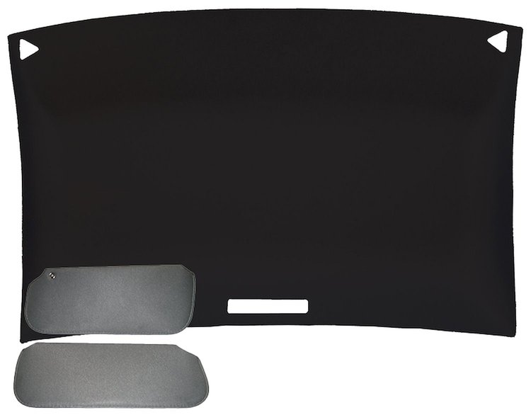 ABS Headliner & Visor Kit for 1978-1987 Chevy El Camino & GMC Caballero [Black]